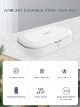 Load image into Gallery viewer, UV C Light Sterilizer With Wireless Charging &amp; Aromatherapy
