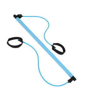 Portable Pilates Stick Bar With Resistance Bands