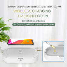 Load image into Gallery viewer, UV C Light Sterilizer With Wireless Charging &amp; Aromatherapy
