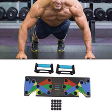Load image into Gallery viewer, 9 in 1 Push Up Rack Board Comprehensive Fitness Exercise Training System
