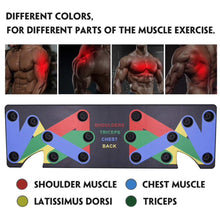 Load image into Gallery viewer, 9 in 1 Push Up Rack Board Comprehensive Fitness Exercise Training System
