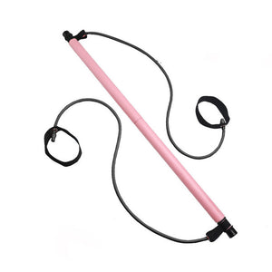 Portable Pilates Stick Bar With Resistance Bands