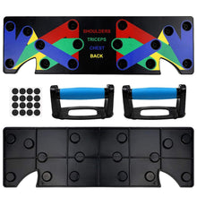 Load image into Gallery viewer, 9 in 1 Push Up Rack Board Comprehensive Fitness Exercise Training System
