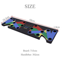Load image into Gallery viewer, 9 in 1 Push Up Rack Board Comprehensive Fitness Exercise Training System
