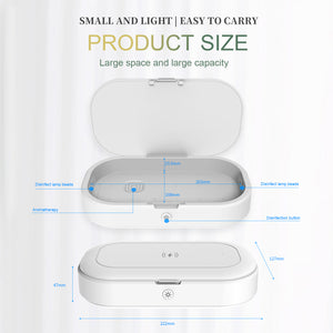 UV C Light Sterilizer With Wireless Charging & Aromatherapy