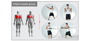 FITPORTER™ Heavy Duty Resistance Workout Gear Set - With Adjustable Pulling Force