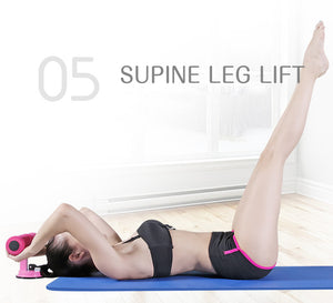 SitX - Fitness Sit Up Bar Handle Device For Abdominal Exercise - Stick to surface