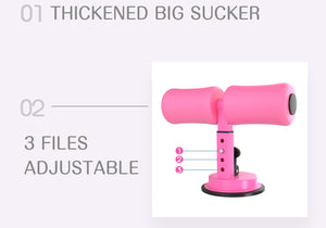 SitX - Fitness Sit Up Bar Handle Device For Abdominal Exercise - Stick to surface