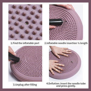 Inflatable Yoga Balance Board Ball - Stability Balance Training Yoga