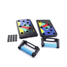 Load image into Gallery viewer, 9 in 1 Push Up Rack Board Comprehensive Fitness Exercise Training System
