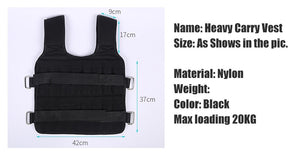 30KG Advanced Training Weight Loading Training Vest